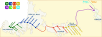 Ampliar mapa de metro de Valparaiso Chile