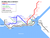 Ampliar mapa de metro de Estambul Turquia
